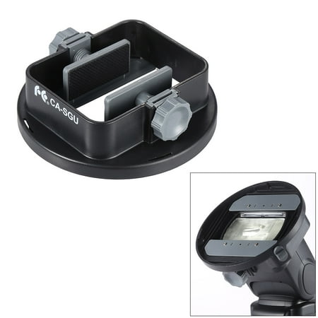 CA-SGU Universal Flash Speedlite Mount Adapter Bracket Accessories for Nikon Canon Yongnuo Godox Sigma Andoer Neewer Vivitar Speedlight Barn Door Mini