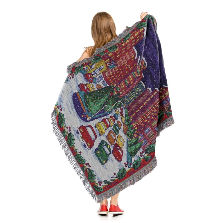 専用 ブランケットMarble Woven Throw Blanket Flora Woven Throw