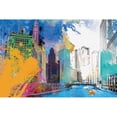 thumbnail image 3 of Hastings, Porter 14x11 Black Modern Framed Museum Art Print Titled - Chicago Impression, 3 of 5