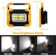 thumbnail image 3 of Foco LED recargable, focos LED de 30 W con panel solar, luz de trabajo portátil, luces de seguridad de emergencia, foco resistente al agua para reparación de automóviles, pesca, camping Dontodent Kuyhfg Sin marca, 3 of 5