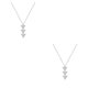 thumbnail image 3 of Qarigey Collares para niñas, collar sencillo para chicas jóvenes, accesorio de moda, decoración colgante, colgantes de joyería, cadena de clavícula Plata 2piezas Qarigey CBP199267, 3 of 6