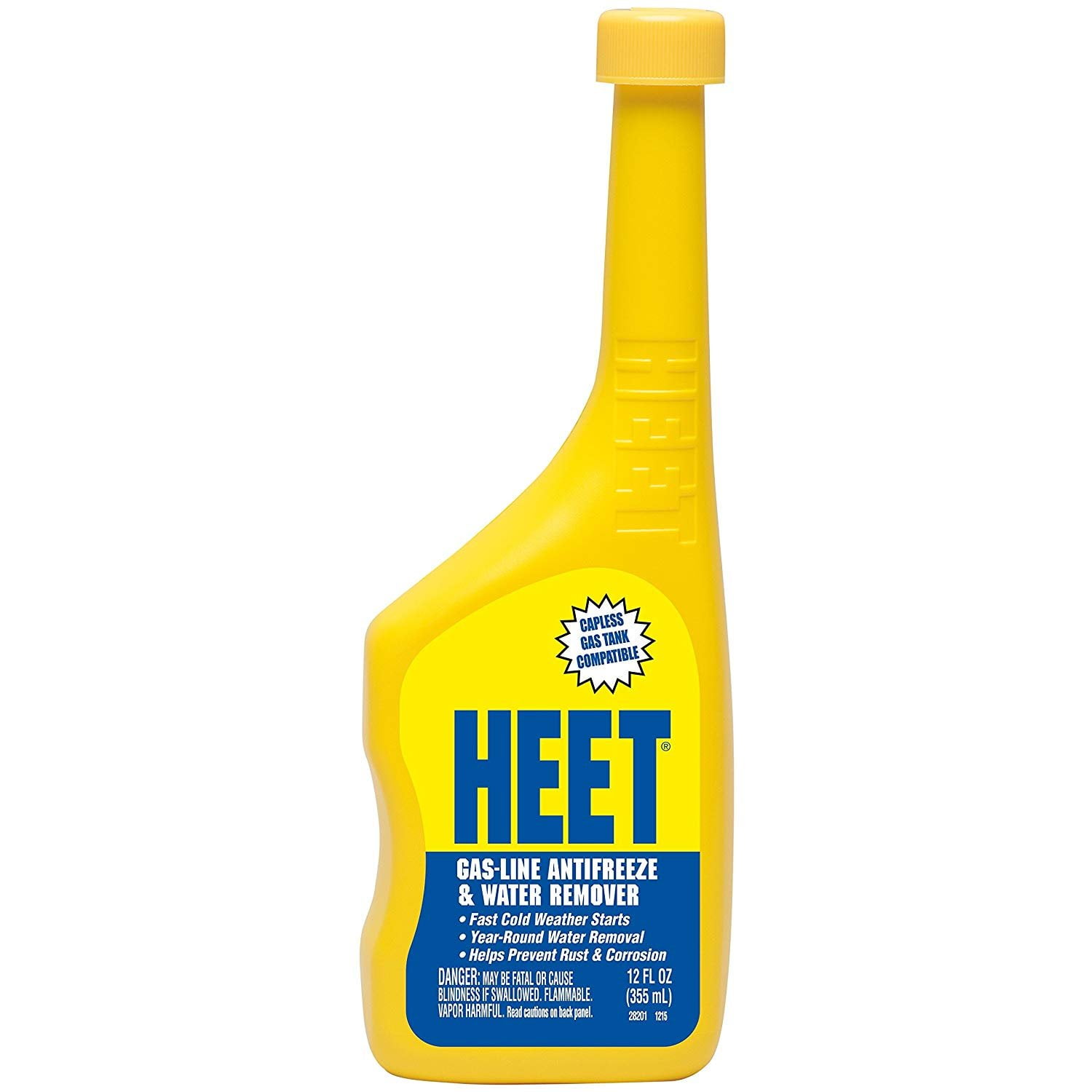 HEET 2820124PK Gas Line Antifreeze and Water Remover, 12 Fl oz. (Pack