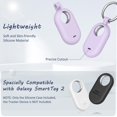 thumbnail image 4 of YUNOVA 4 Pack Secure SmartTag2 Holder with Keychain - Flexible Silicone Protective Case for Samsung Tracker | Ideal for Pets, Travel Gear, Car Keys & Daily Essentials, 4 of 9