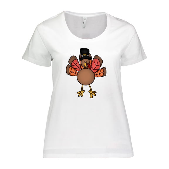 Inktastic Thanksgiving Turkey Women's Plus Size T-Shirt