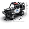 thumbnail image 5 of CHUNYAN Large Inertia Car Alloy Police Car Toy Boy Assembled Military Model Assembled Building Blocks, 5 of 5