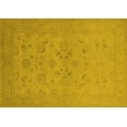 thumbnail image 1 of Ahgly Company Machine Washable Indoor Rectangle Oriental Yellow Traditional Area Rugs, 2' x 3', 1 of 4
