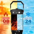 thumbnail image 4 of goth water bottle with handle gothic tumbler with lid and straw halloween insulated tumbler witch travel mug (star moon, 30oz), 4 of 6