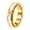 Gold, variant on Women's Gold Tone White Mother of Pearl Ring Dainty CZ Stone Minimalist Wedding Engagement Band Gold Size 7