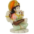 thumbnail image 4 of IBA Indianbeautifulart Goddess Saraswati With Veena Statue Idol Murti Spiritual Figurine Goddess Of Knowledge Showpiece Religious For Home & Office Table Décor-VF, 4 of 7