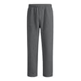 thumbnail image 3 of Boys Baggy Sweatpants Teens Athletic Joggers Lightweight Straight Leg Open Bottom Pants Trousers with Pockets Grey 5-16 Years, 3 of 8
