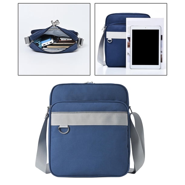 Bolso de hombro de estilo japonés, bolsa de tela Oxford, monedero portátil con correa ajustable, bolso de mano para mujer, para dama, compras, viajes, Estilo D Baoblaze Bolsas de hombro