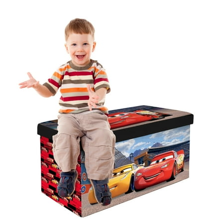 Disney Cars Kids Sit And Store Storage Bench 1 Each Walmart Com