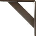 thumbnail image 4 of Ekena Millwork 2"W x 10"D x 10"H Traditional Steel Bracket, Hammered Brown, 4 of 13