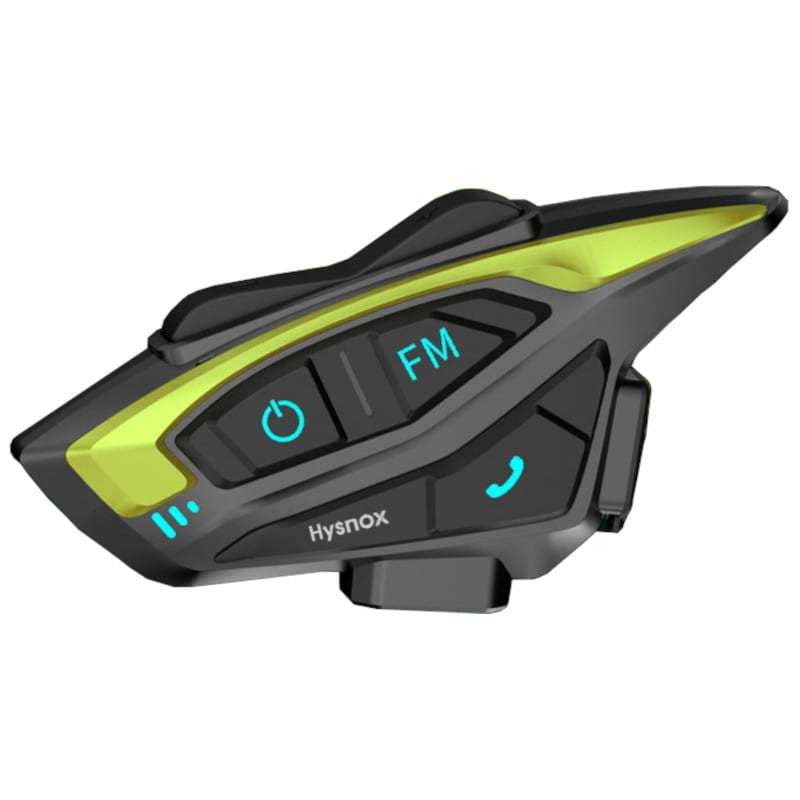 Intercomunicador Y Manos Libre Bluetooth Para Moto Hysnox Shark 02 1000M