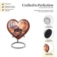 thumbnail image 3 of SABURIAL Bike Little Human Cremation Urns for Ashes Adult Female - Mini Burial Urn for Male Dad - Keepsake Funeral Urns for Adult Ashes Women - 3 Inch, 3 of 7