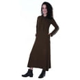 thumbnail image 5 of Moomaya Womens Long Sleeve Pullover Hoodie Maxi Dress Pockets Casual Long Dresses, 5 of 7