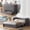 Gray, variant on BALUS Wood Murphy Bed Queen Size with Charging Station and Mattress, Hideaway Cabinet Bed Frame with Storage, White