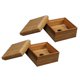 thumbnail image 4 of 2pcs Travel Soap Dish Box Soap Case Holder Eco-Friendly Bamboo Soap Container, 4 of 4