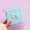 Blue, variant on Cute Bow Multi functional Storage Box Portable Digital Gadgets Storage Bag Outdoor Travel Cable Earphone Organizer Card Case