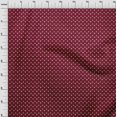 thumbnail image 4 of oneOone Rayon Maroon Fabric Geometric Fabric For Sewing Printed Craft Fabric By The Yard 56 Inch Wide, 4 of 5