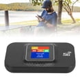 thumbnail image 1 of 4G Portable WiFi, 1.44in Colour Screen  4G On the Go WiFi Mobile WiFi Hotspot with Micro SIM Card Slot, 3650mAh Battery, 4G Mobile WiFi Hotspot for Phone Tablet Laptop, 1 of 8