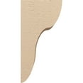 thumbnail image 3 of 12"W x 12"D x 24"H Wide Carmel Rough Cedar Woodgrain TimberThane Corbel, Primed Tan, 3 of 6