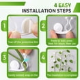 thumbnail image 4 of Easygou Fixed Plastic Plant Clips, Strong Adhesive Plant Climbing Clips, Invisible and Non-traceable Wall Fixing, Mounted Indoor and Outdoor Universal, 4 of 6