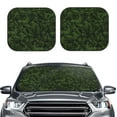 Windshield Sun Shade, Christmas Tree Branches 2Piece Foldable car