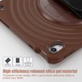 thumbnail image 3 of Allytechgroup for iPad (A16) 11th Generation 11 Inch 2025 Case, iPad 10th Generation 10.9 inch 2022 Case, 360 Rotating Hand Strap & Shoulder Strap & kickstand Shockproof Back Cover Case, Chocolate, 3 of 10