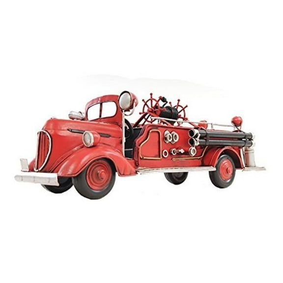 1938 Red Fire Engine Ford 1 isto 40 Model Airplane