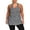 Grey, variant on 2026 New Women's Plus Size Workout Athletic Tank Tops Cross Backless Racerback Workout Running Sleevelss Shirts(Purple,XL)