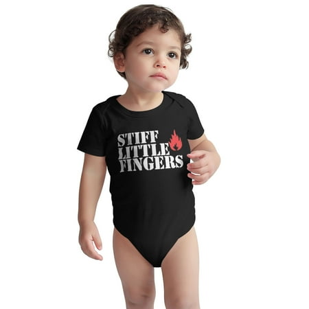

SLF-LOGO s Toddler Baby Boys Girls Short-Sleeve Bodysuits Cotton Romper Black 2 Years