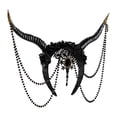 thumbnail image 1 of Diadema de , diadema para el pelo, accesorio de actuación, banda para el pelo, diadema de Halloween para cabello largo, accesorios para fotos,, 1 of 8