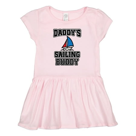

Inktastic Daddy Sailing Buddy Sailboat Gift Toddler Girl Dress