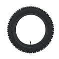 thumbnail image 1 of Motorcycle Tire and Inner Tube, 80/100-12 Tire Enhanced Traction with Valve for Dirt Bikes, 1 of 7