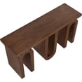 thumbnail image 6 of Meridian Furniture Westbourne Brown Oak Veneer Console Table, 6 of 14