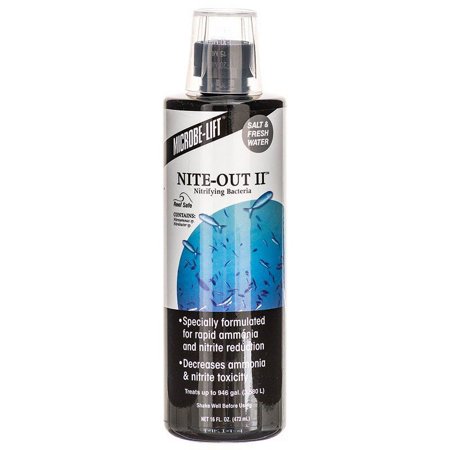 Microbe-Lift Nite Out II for Aquariums [Aquarium, Water Conditioners] 16 oz