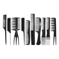 thumbnail image 1 of Peines Barbero Estilista Profesional 10 Piezas Karam, 1 of 4