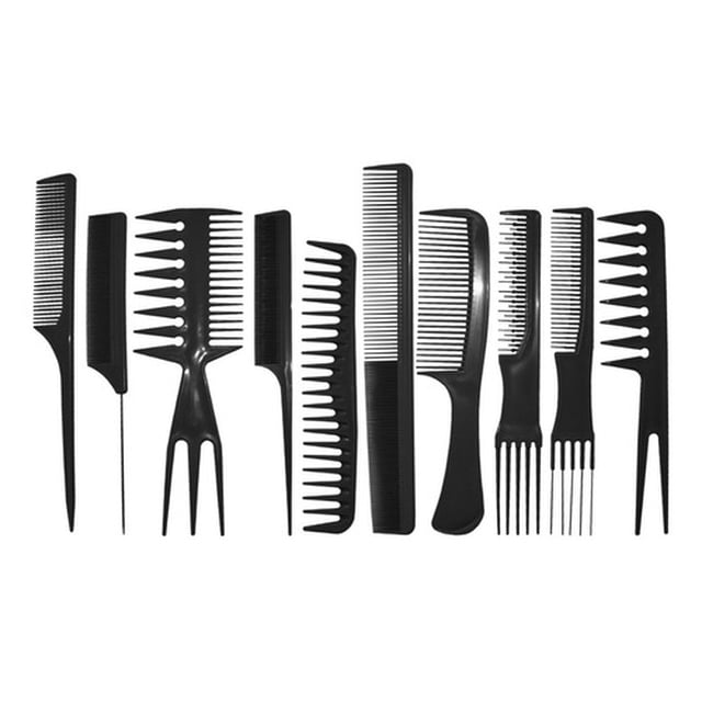 Peines Barbero Estilista Profesional 10 Piezas Karam