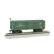 Bachmann-34' Wood Old Time Boxcar - Ready to Run - Silver Series(R) -- Chicago &