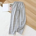 thumbnail image 4 of LONKITO Mens Pajama Pants Cotton Comfortable Pj Sleep Pants Elastic Waist Casual Plaid Loungewear Pjs Bottoms, 4 of 8