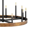 thumbnail image 2 of 3869WA-Hinkley Lighting-Wells - Twelve Light Round Linear Chandelier, 2 of 4