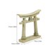 thumbnail image 4 of 1 set of Fish Tank Torii Gate Resin Statue Miniature Resin Torii Gate Aquarium Ornament, 4 of 4