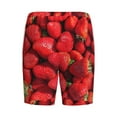 thumbnail image 5 of Fotbe Strawberry Red Pajama Shorts for Men, Men's Pajama Bottoms, Sleepwear,Short Pajama Pants-XX-Large, 5 of 9