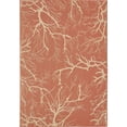 thumbnail image 1 of Unique Loom Botanical Collection Tapis Intérieur et Extérieur Abstrait Pictural Transitionnel, 7 x 10 Pieds, Terre Cuite/beige, 1 of 10