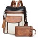thumbnail image 1 of Mochila Shrie Fashion de piel para mujer, color negro, 1 of 6