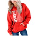 thumbnail image 6 of Gubotare Toddler Hoodie Girl Hoodies for Girls Long Tops Sleeve Girls Pullover Hoodies Kids Sweatshirts Letter Clothes Girls 3T 4T (Red,3-4 Years), 6 of 6