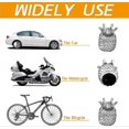 thumbnail image 2 of Car Tire Valve Stem Caps, 4 Pack Handmade Crown Crystal Rhinestone Car Stem Air Caps Cover, 2 of 3