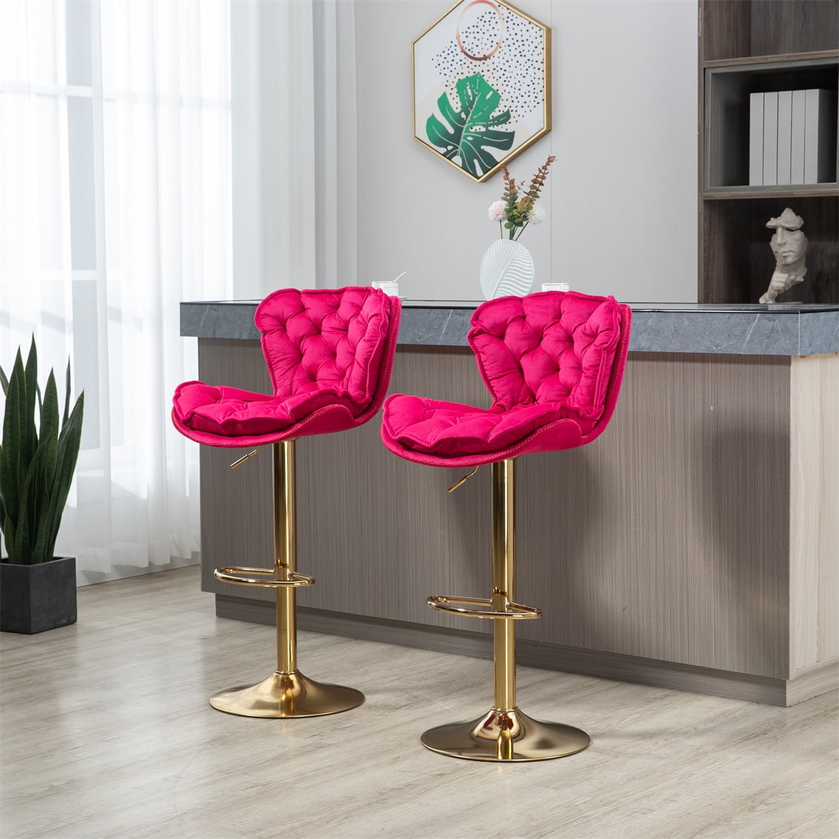 Pink bar 2024 stools walmart
