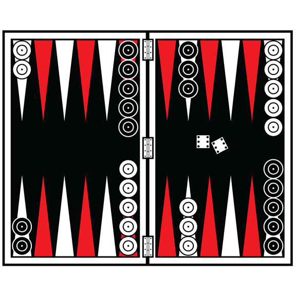 Removable RBW Board Game Wall Art Decal - 20" x 20" Adhesive Bedroom Living Room Decorative Design Home Dice Red Black White Colored Board Game Sticker Decoration - Multicolor